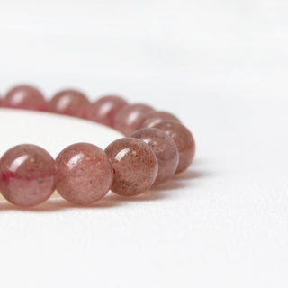 Strawberry Quartz bracelet (8mm)