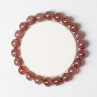 Strawberry Quartz bracelet (8mm)
