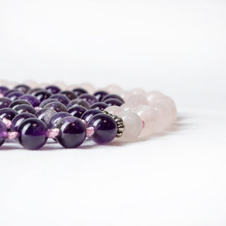 Pisces | Amethyst Rose Quartz Mala