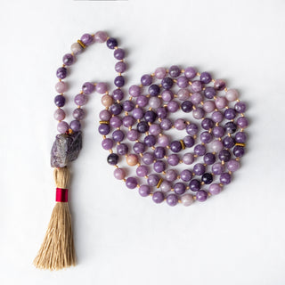 Pisces | Lepidolite Mala