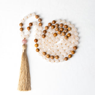 Taurus | Rose Quartz Jasper Mala