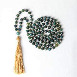 Capricon | Moss Agate Mala
