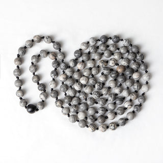 Capricorn | Picasso Jasper Onyx Mala